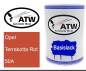 Preview: Opel, Terrakotta Rot, 50A: 500ml Lackdose, von ATW Autoteile West.